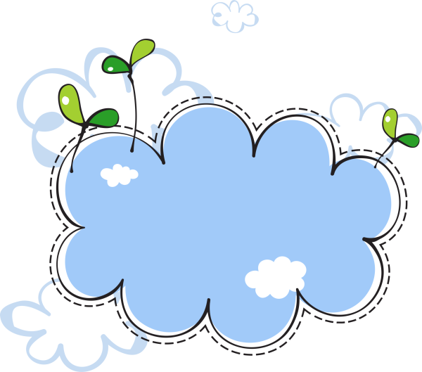 Облачко на прозрачном фоне