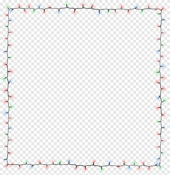 Рамка в виде гирлянды