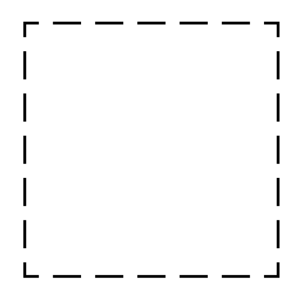 Обводка квадрат