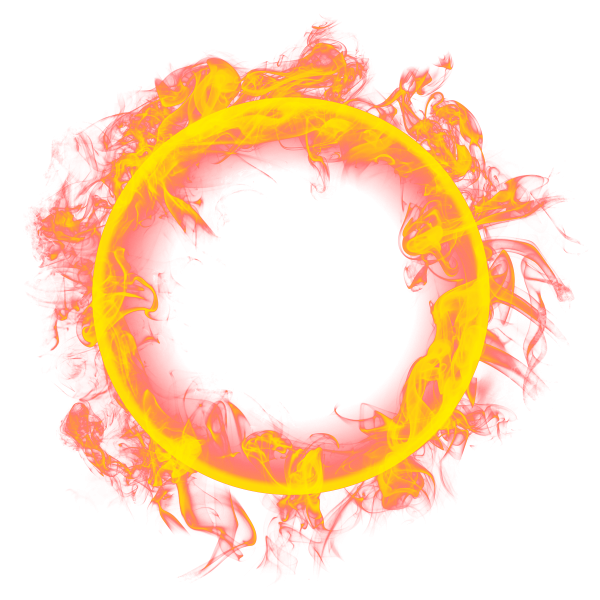 В огненном кольце