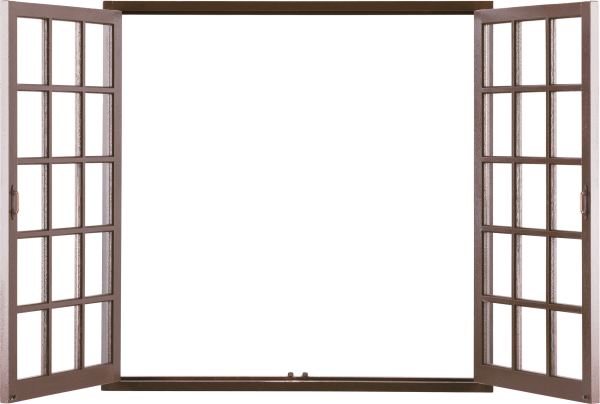 Прозрачная оконная рама