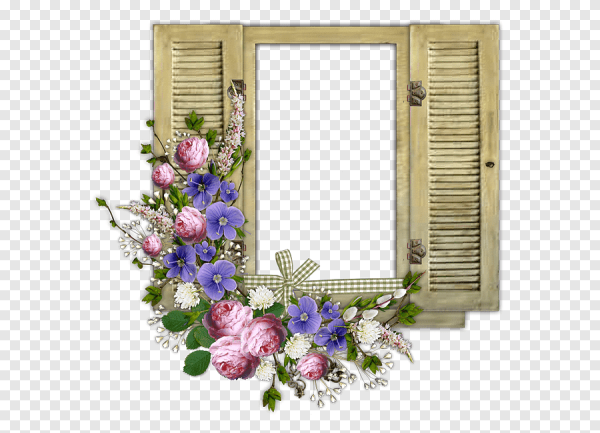 Рамка окошко со ставнями