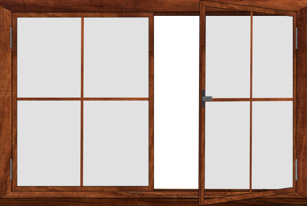 Окно на прозрачном фоне