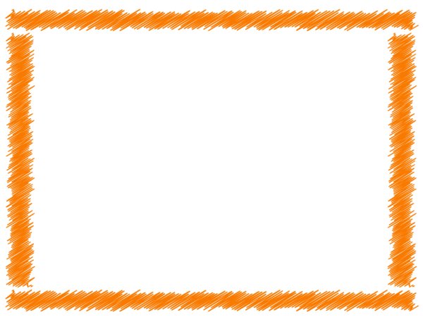 Рамка для текста красивая оранжевая