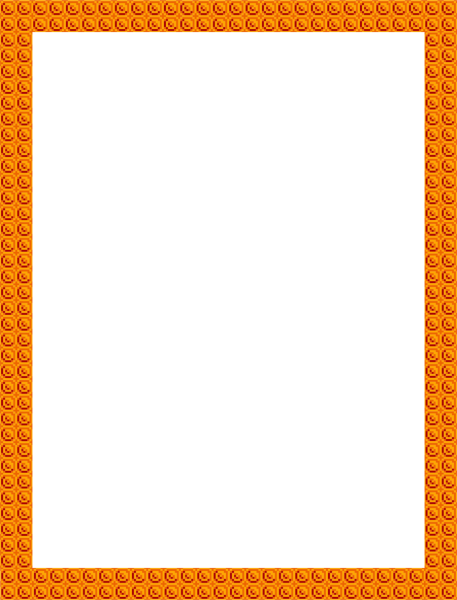 Оранжевая рамка для текста