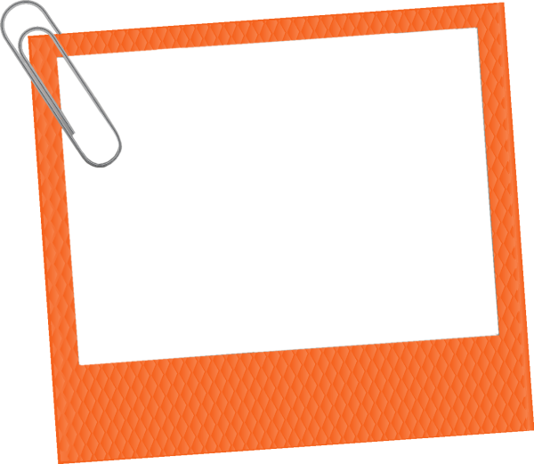 Оранжевая рамка для фотошопа