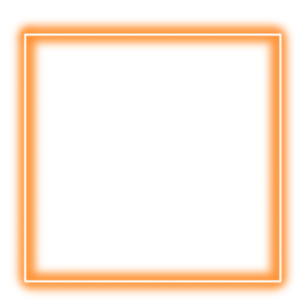 Квадратная рамка оранжевая