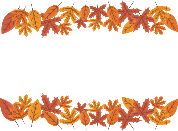 Рамка из осенних листьев