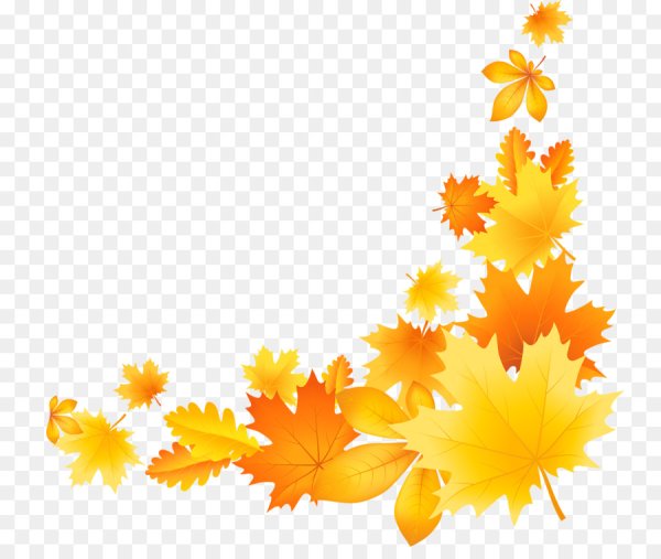 Осенняя рамка уголок