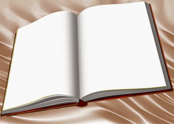 Рамка в виде открытой книги