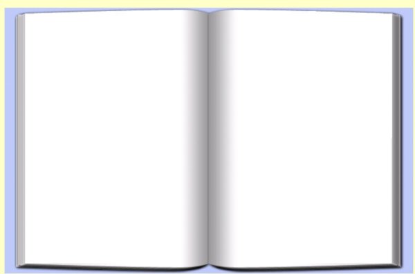 Рамка для текста в виде книги