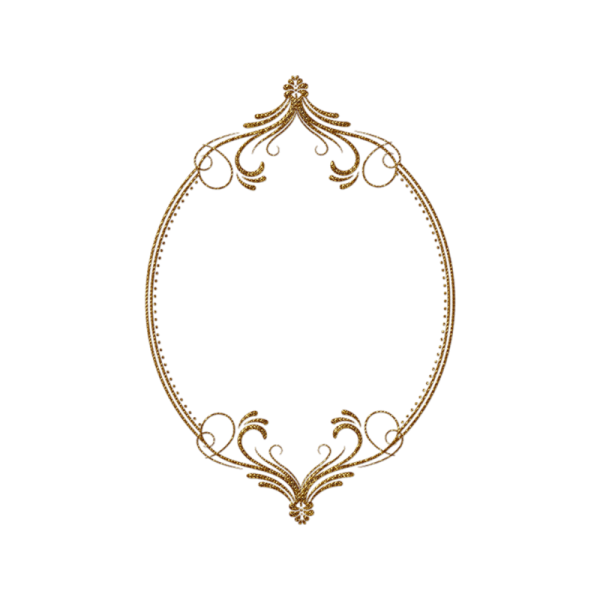 Золотые Винтажные рамки