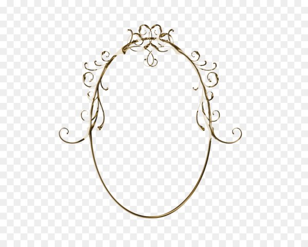 Овал с завитушками