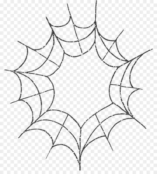 Узор в виде паутинки