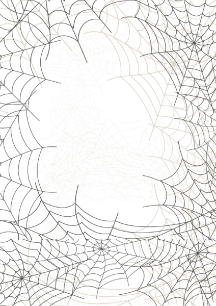 Рамка из паутины