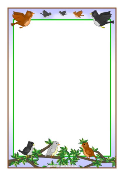 Рамка с птичками