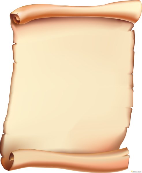 Красивый свиток для надписи