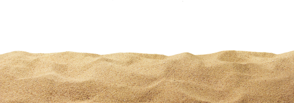 Песок на белом фоне