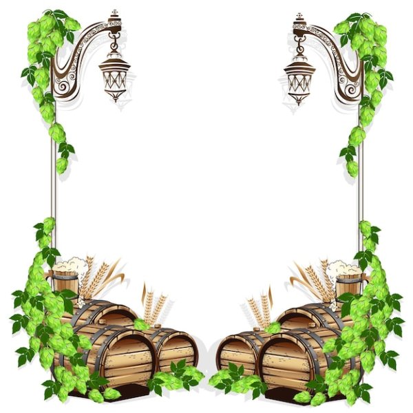 Рамки для фотошопа с пивом