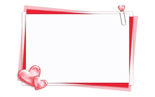 Рамка сердечки