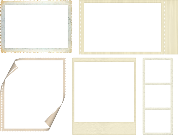 Стильная рамка для коллажа
