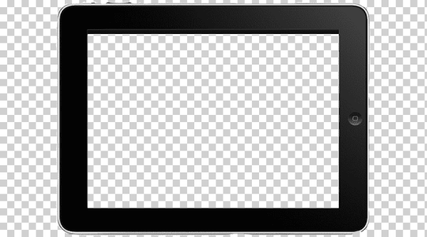 Планшет на прозрачном фоне