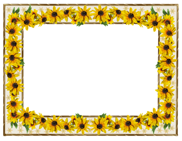 Рамочка с подсолнухами