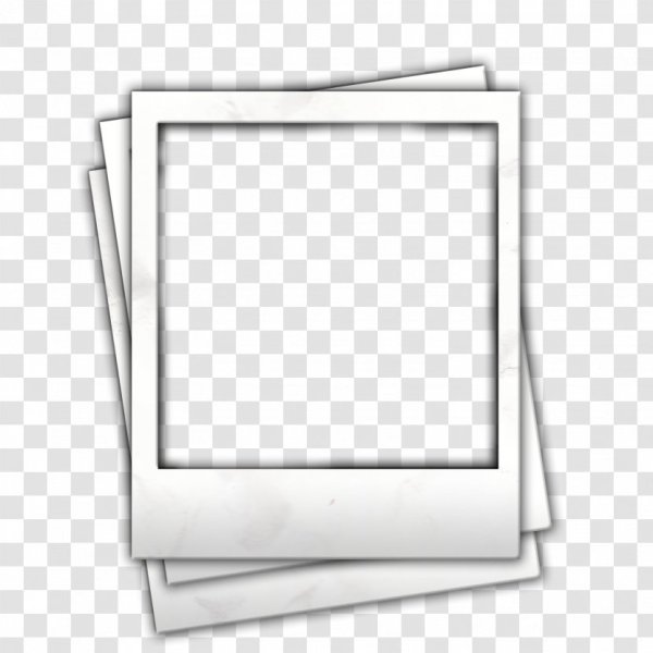 Рамка полароид PNG