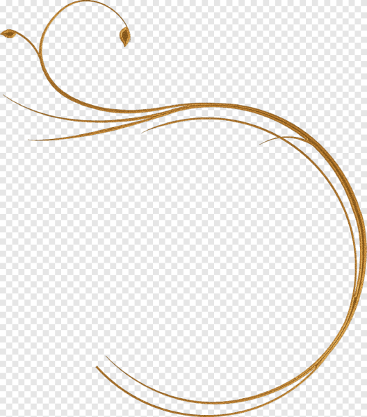 Золотая рамка линии