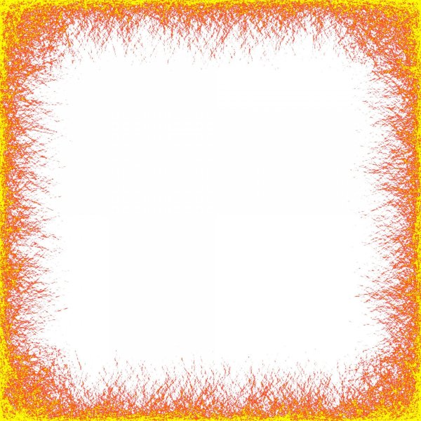 Огненная рамка для фотошопа