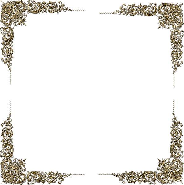 Церковные рамки на прозрачном фоне