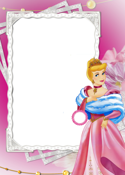Фоторамки для девочек принцессы