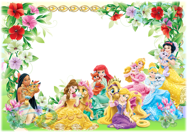 Дисней персонажи рамка