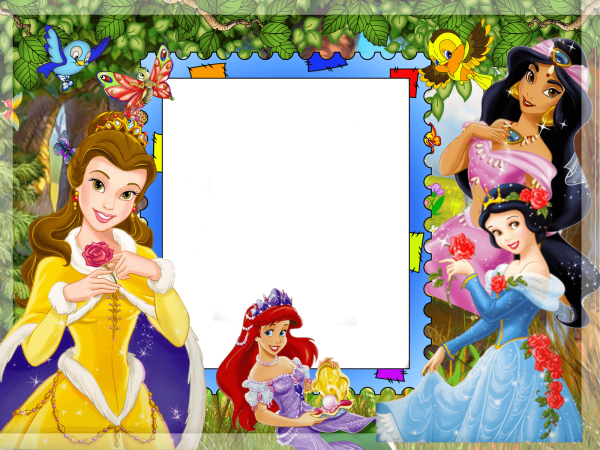 Детские фоторамки с принцессами