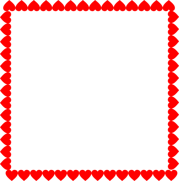 Красная рамка для фотошопа