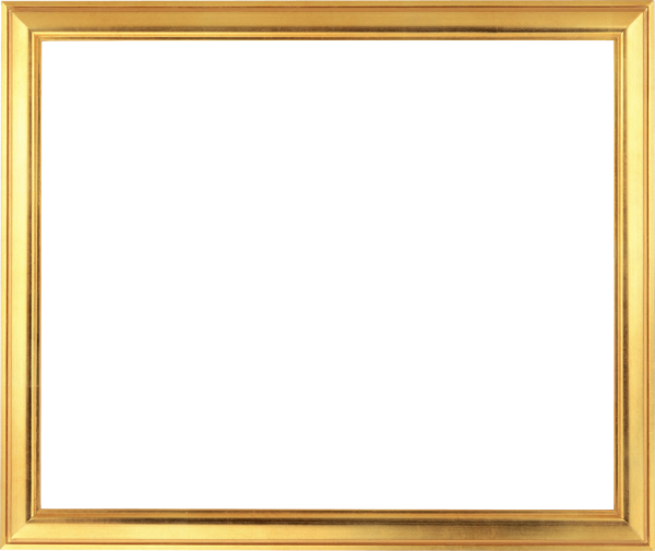 Тонкая Золотая рамка