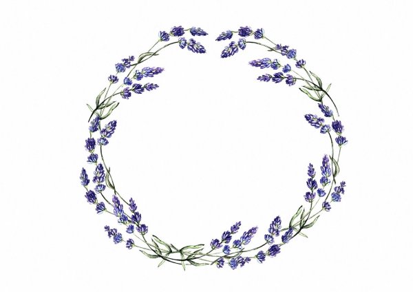 Цветочный венок Лаванда