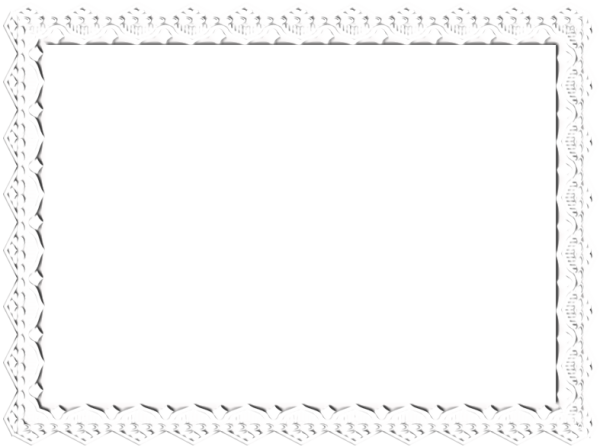 Белая рамка на прозрачном фоне