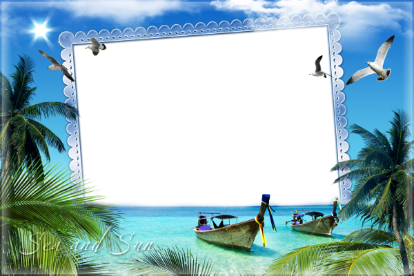 Фоторамки пляж
