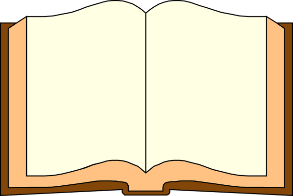 Рисунок развернутой книги