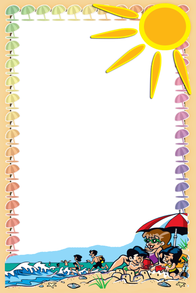 Летняя рамка для текста