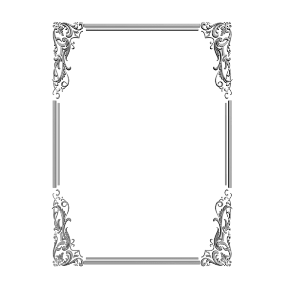 Рамка резная тонкая