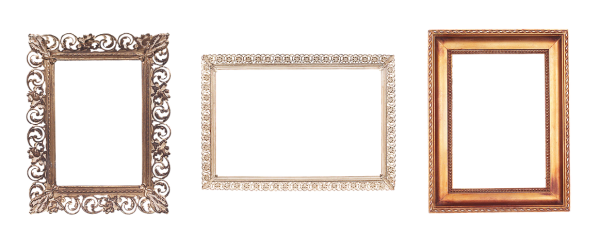 Багетная рама золото