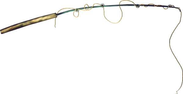 Удочка на прозрачном фоне
