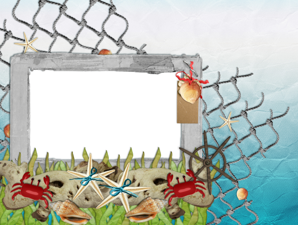 Рамка для фотошопа рыбалка