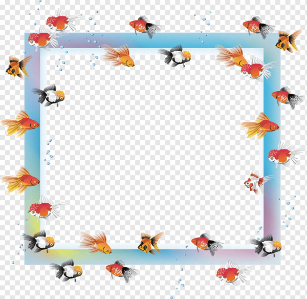 Рамка с рыбками для текста