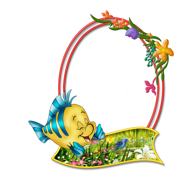 Рамка овальная детская