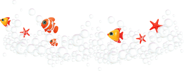 Фон рыбки на прозрачном фоне