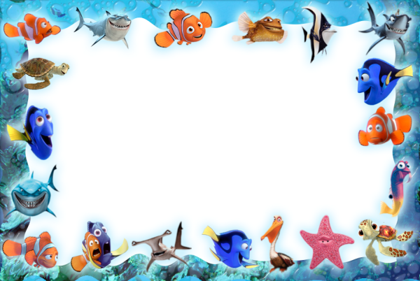 Рамка с рыбками для детей