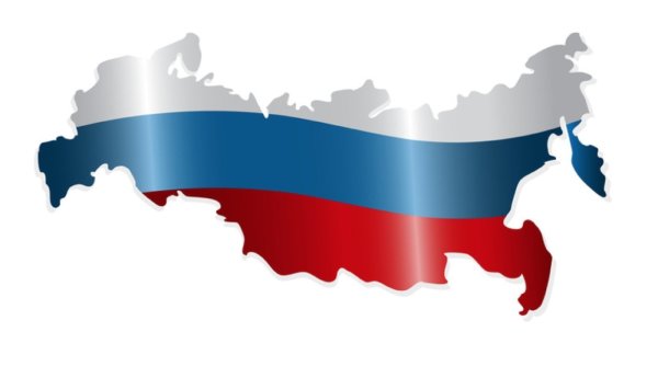 Россия на белом фоне